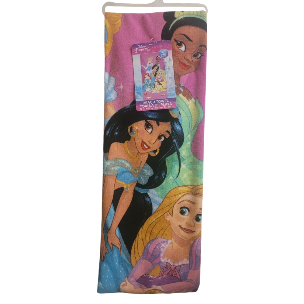 Disney Princess Super Soft Absorbent Fade Resistant Beach Towel 27" x 54"